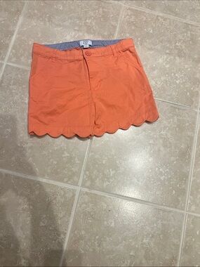 Crown Vintage Coral Scallop Hem Kids Shorts